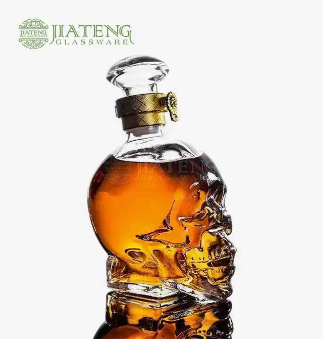Xüsusi rənglərlə Dia De Los Muertos Tequila Bottle